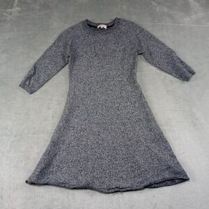 Aritzia Sunday Best Dress‎ Womens Sz S Heather Charcoal Gray Cotton Stretch